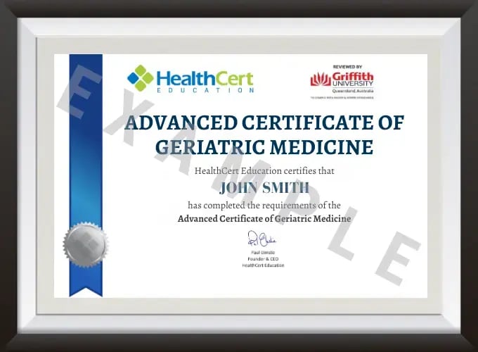 Advanced Certificate of Geriatric Medicine