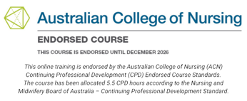 Australian College of Nursing endorsement